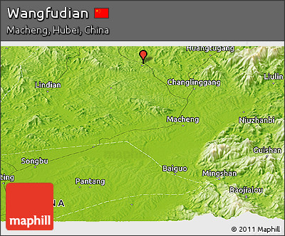 Physical Panoramic Map of Wangfudian