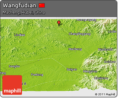 Physical Panoramic Map of Wangfudian