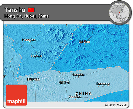 Political Panoramic Map of Tanshu