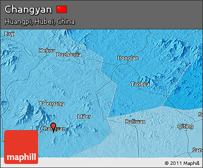 Political Panoramic Map of Changyan