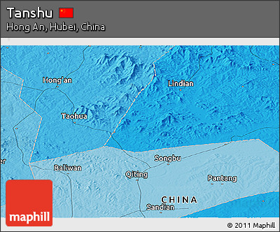 Political Panoramic Map of Tanshu