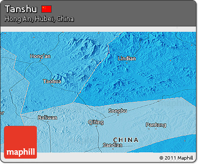 Political Panoramic Map of Tanshu