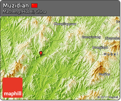 Physical 3D Map of Muzidian
