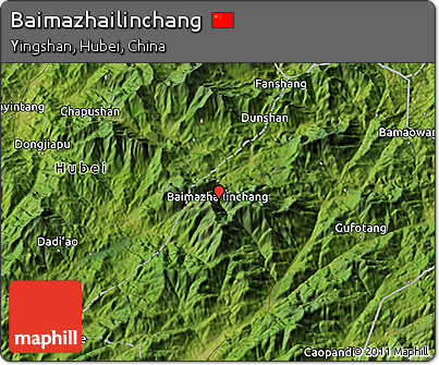 Satellite 3D Map of Baimazhailinchang
