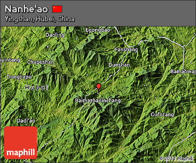 Satellite 3D Map of Nanhe'ao