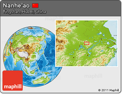 Physical Location Map of Nanhe'ao