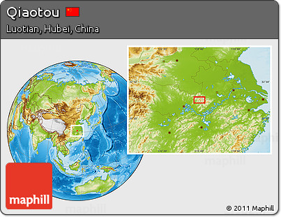 Physical Location Map of Qiaotou