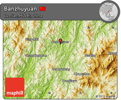 Physical Map of Banzhuyuan