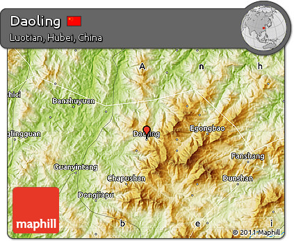 Physical Map of Daoling