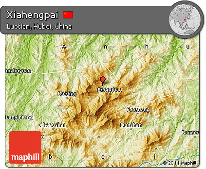 Physical Map of Xiahengpai