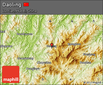Physical Map of Daoling