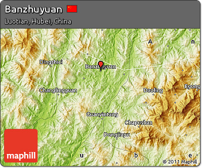 Physical Map of Banzhuyuan