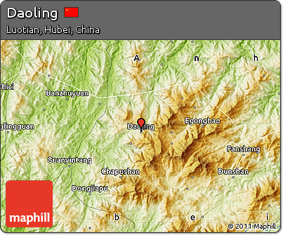 Physical Map of Daoling