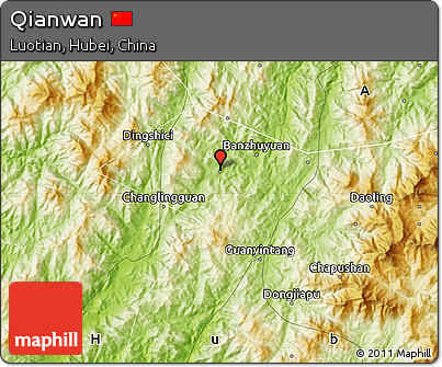 Physical Map of Qianwan