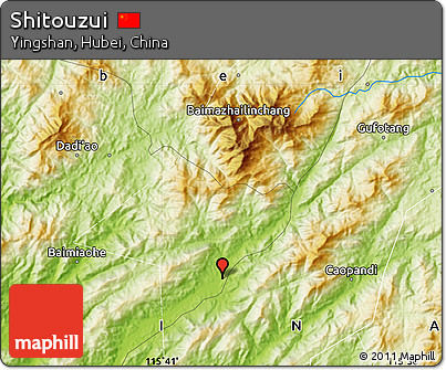 Physical Map of Shitouzui