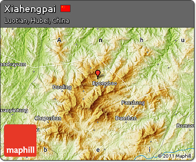 Physical Map of Xiahengpai