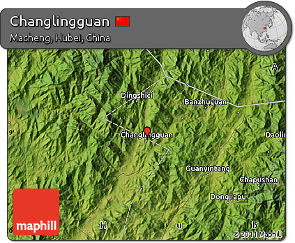 Satellite Map of Changlingguan