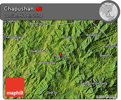 Satellite Map of Chapushan