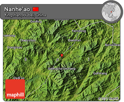 Satellite Map of Nanhe'ao