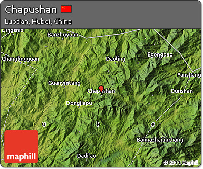 Satellite Map of Chapushan