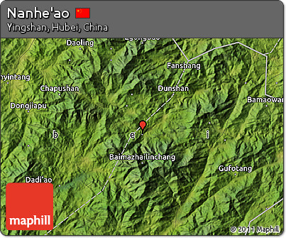 Satellite Map of Nanhe'ao