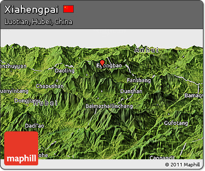 Satellite Panoramic Map of Xiahengpai