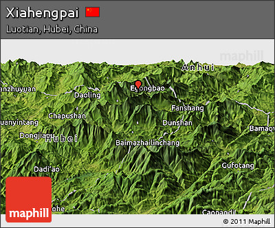 Satellite Panoramic Map of Xiahengpai