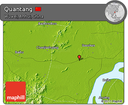 Physical 3D Map of Quantang