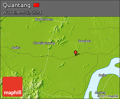 Physical 3D Map of Quantang