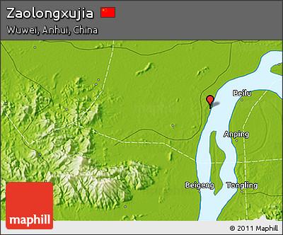 Physical 3D Map of Zaolongxujia