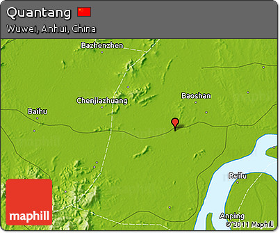 Physical 3D Map of Quantang