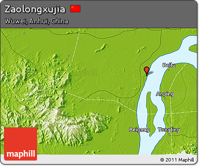 Physical 3D Map of Zaolongxujia