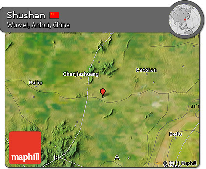 Satellite Map of Shushan