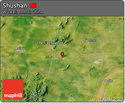 Satellite Map of Shushan
