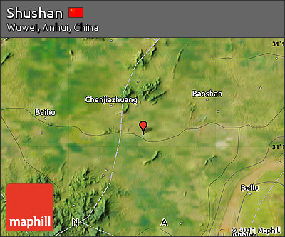 Satellite Map of Shushan