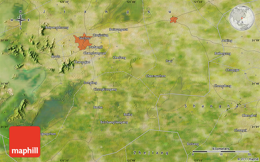Satellite Map of Anting