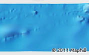 Shaded Relief 3D Map of the area around 31° 11' 6" N, 125° 43' 29" W