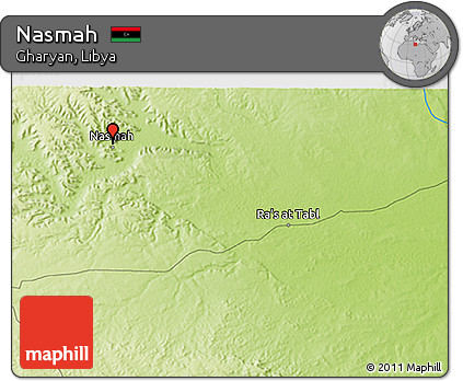 Physical 3D Map of Nasmah