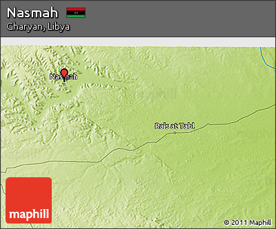 Physical 3D Map of Nasmah