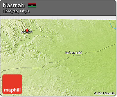 Physical 3D Map of Nasmah