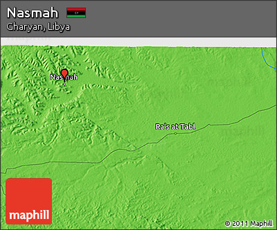 Political 3D Map of Nasmah