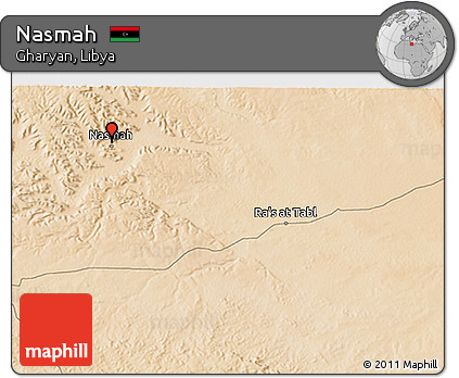 Satellite 3D Map of Nasmah