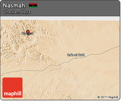 Satellite 3D Map of Nasmah