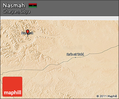 Satellite 3D Map of Nasmah