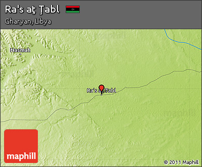 Physical Map of Ra's Aţ Ţabl