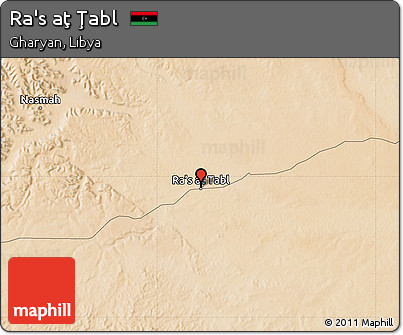 Satellite Map of Ra's Aţ Ţabl