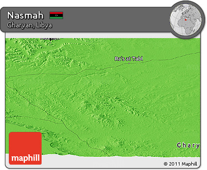 Political Panoramic Map of Nasmah
