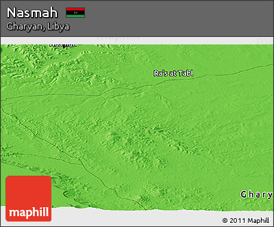Political Panoramic Map of Nasmah
