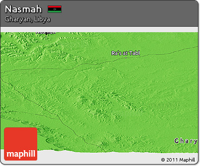 Political Panoramic Map of Nasmah