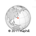 Outline Map of the Area around 31° 11' 6" N, 142° 1' 30" E, rectangular outline